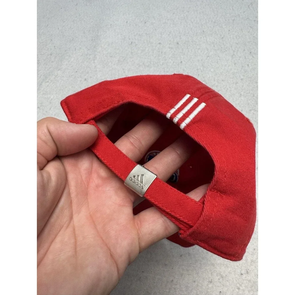 Los Angeles Clippers Hat Cap Strap Back Mens One Size Red NBA Basketball Adidas‎
